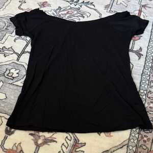 Black Relaxed Short Sleeve T-Shirt
